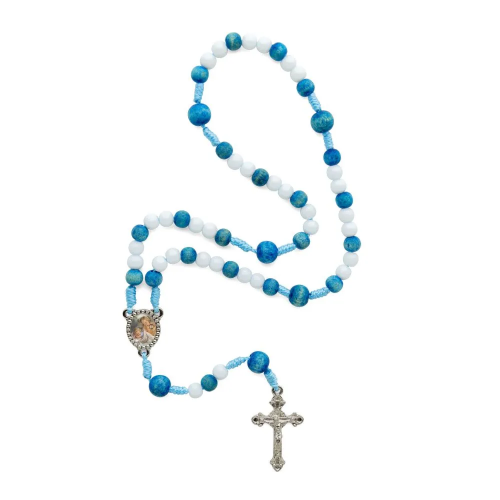 Blue Guardian Angel Children's Rosary