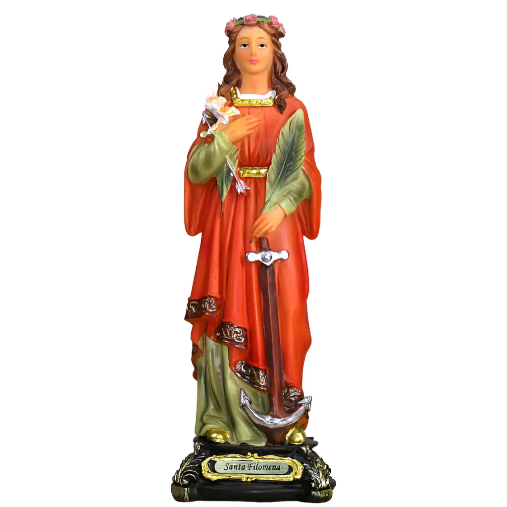 Santa Filomena - 20cm Resina