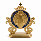Enfeite para Carro Medalha de São Bento Autocolante - 7 cm