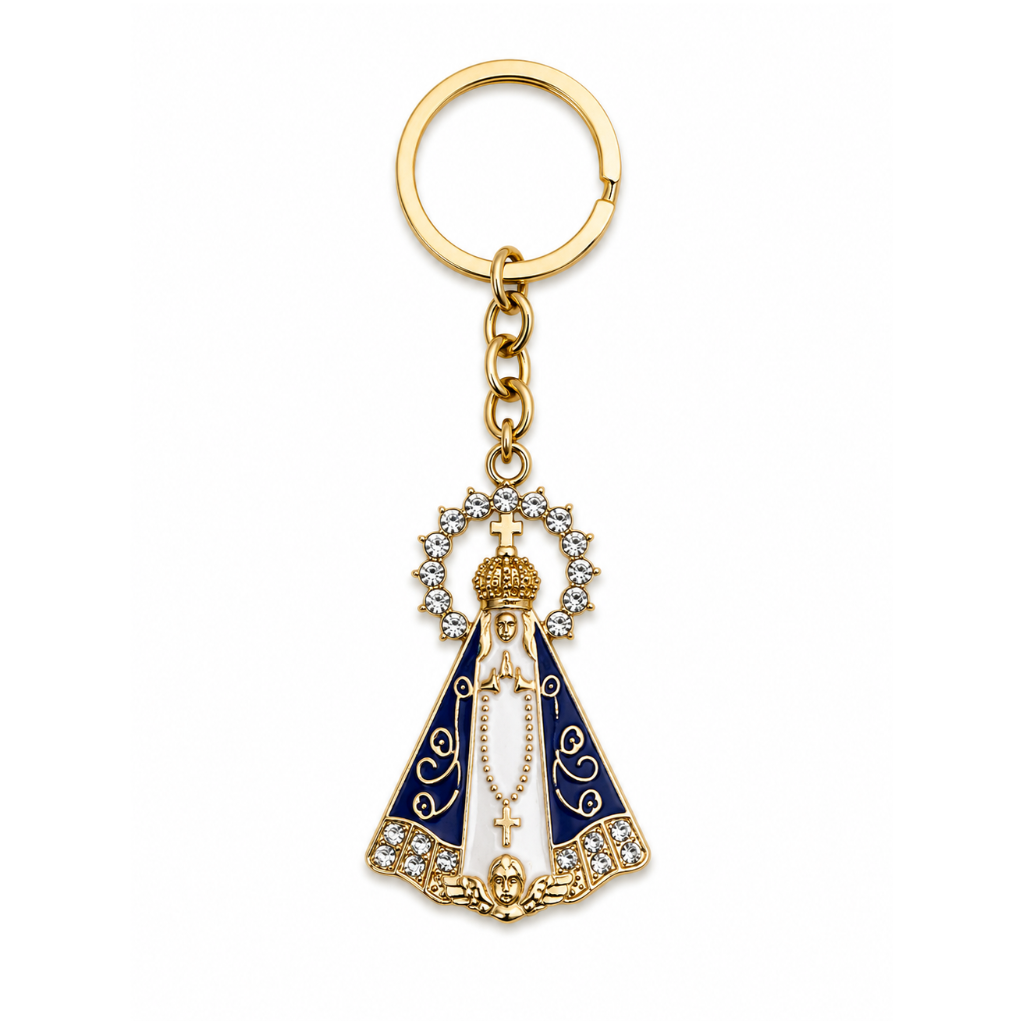 Chaveiro Nossa Senhora Aparecida Corpo Branco