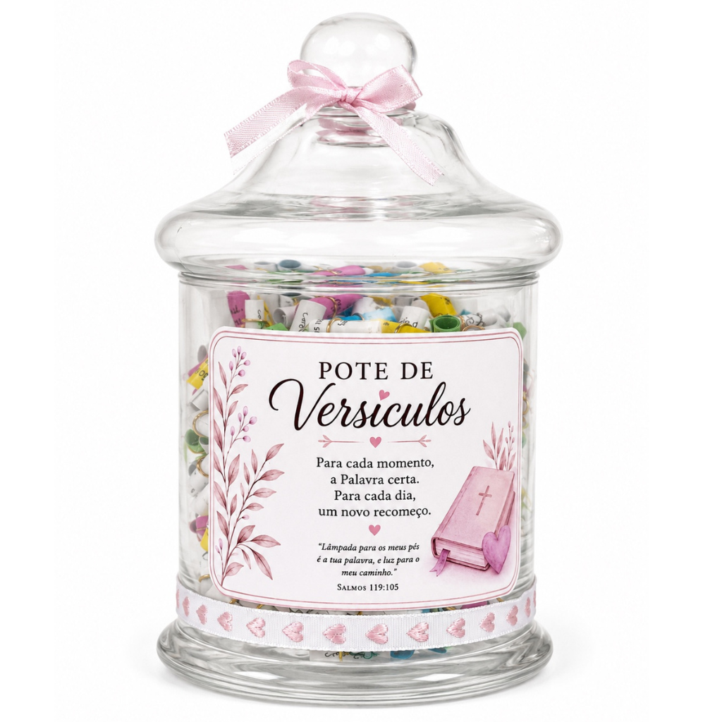 Pote de Versículos - 500un