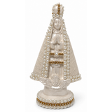 Altar em MDF com Forro em Linho e Nossa Senhora 15 cm