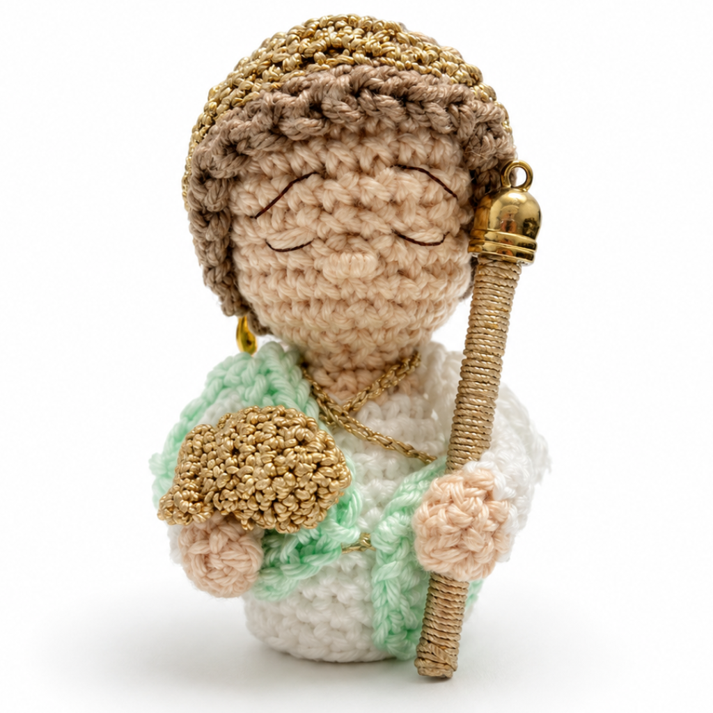 Chaveiro São Rafael Arcanjo - 7cm