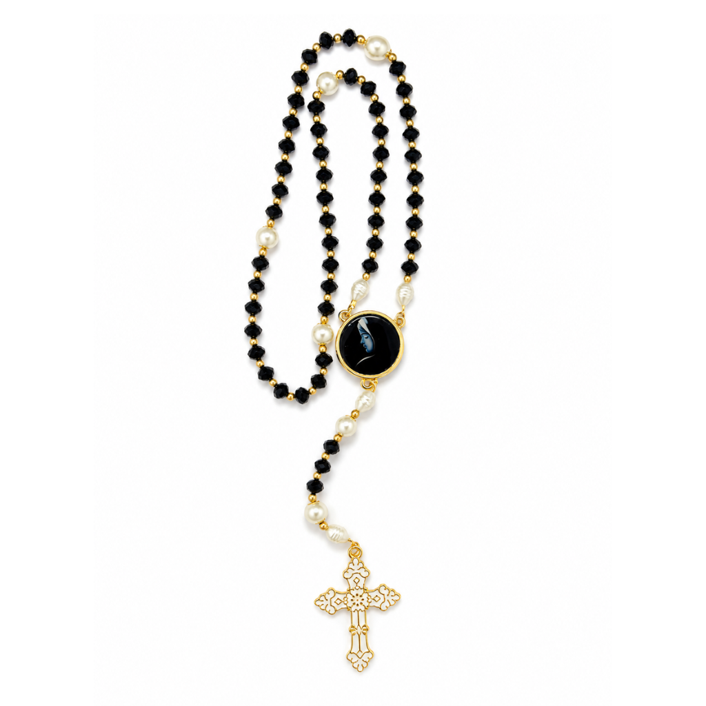 Terço Nossa Senhora do Silencio - Preto