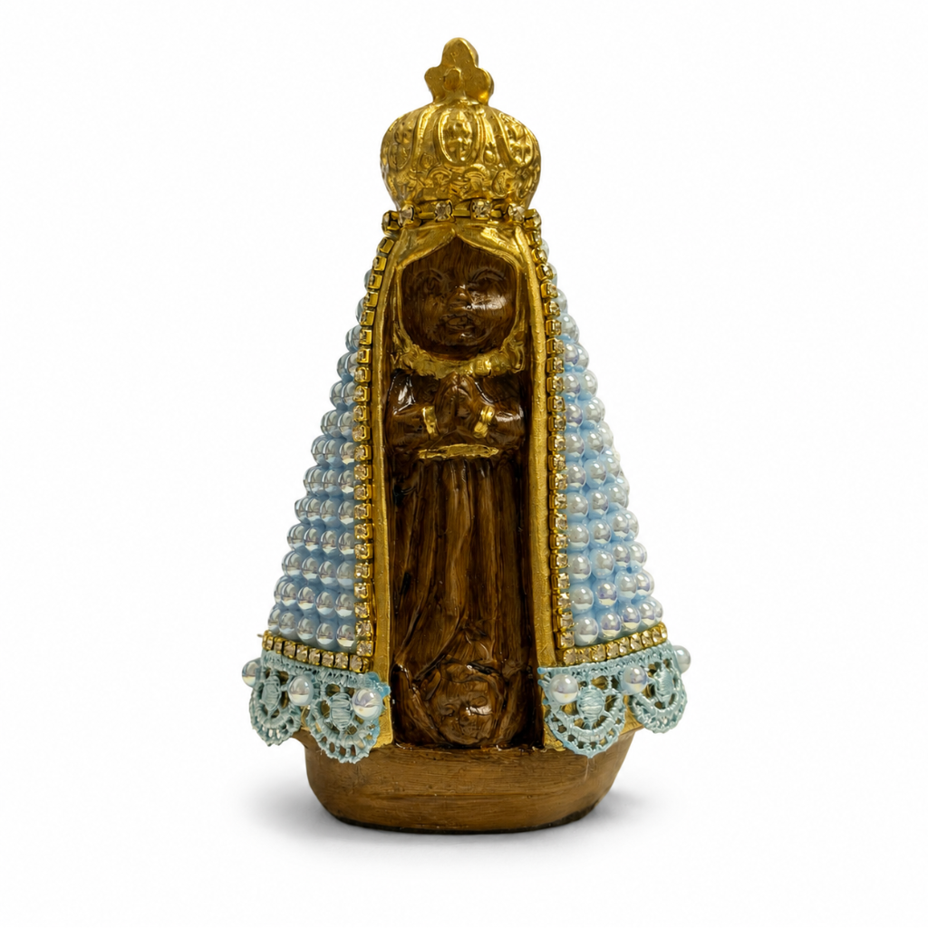 Nossa Senhora Aparecida Azul 11 cm