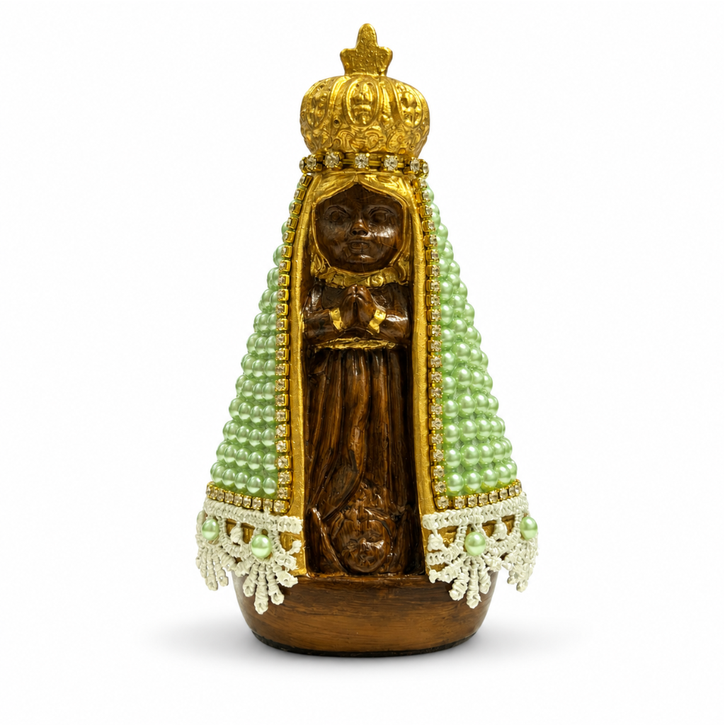 Nossa Senhora Aparecida Verde 11cm