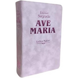 Holy Bible Hail Mary Large Print - Zipper