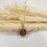Semi-jewelry necklace Our Lady of Graces