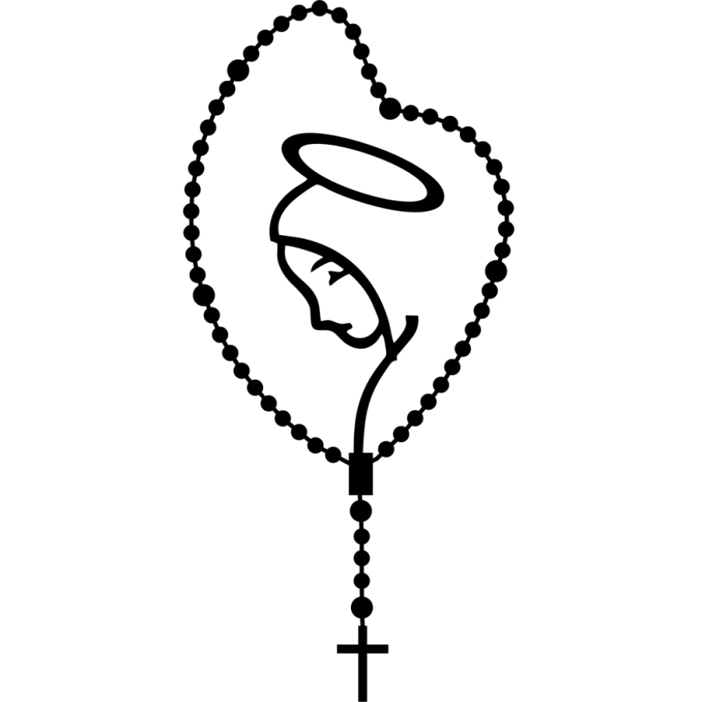 Adesivo Terço de Maria