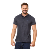 Polo Neck T-Shirt with Cross