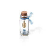 Our Lady of Grace Medal Pendant in a Small Glass Jar - Keepsake