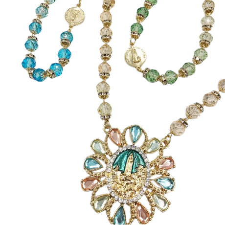 Tie Dye Rosary Our Lady of Fatima