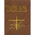 Aparecida Bible - Medium Size, Flexible Brown Cover with Zipper