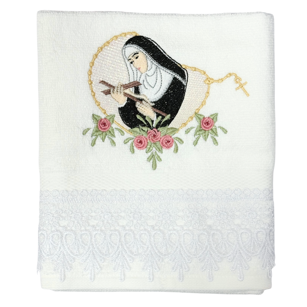 Embroidered Face Towel