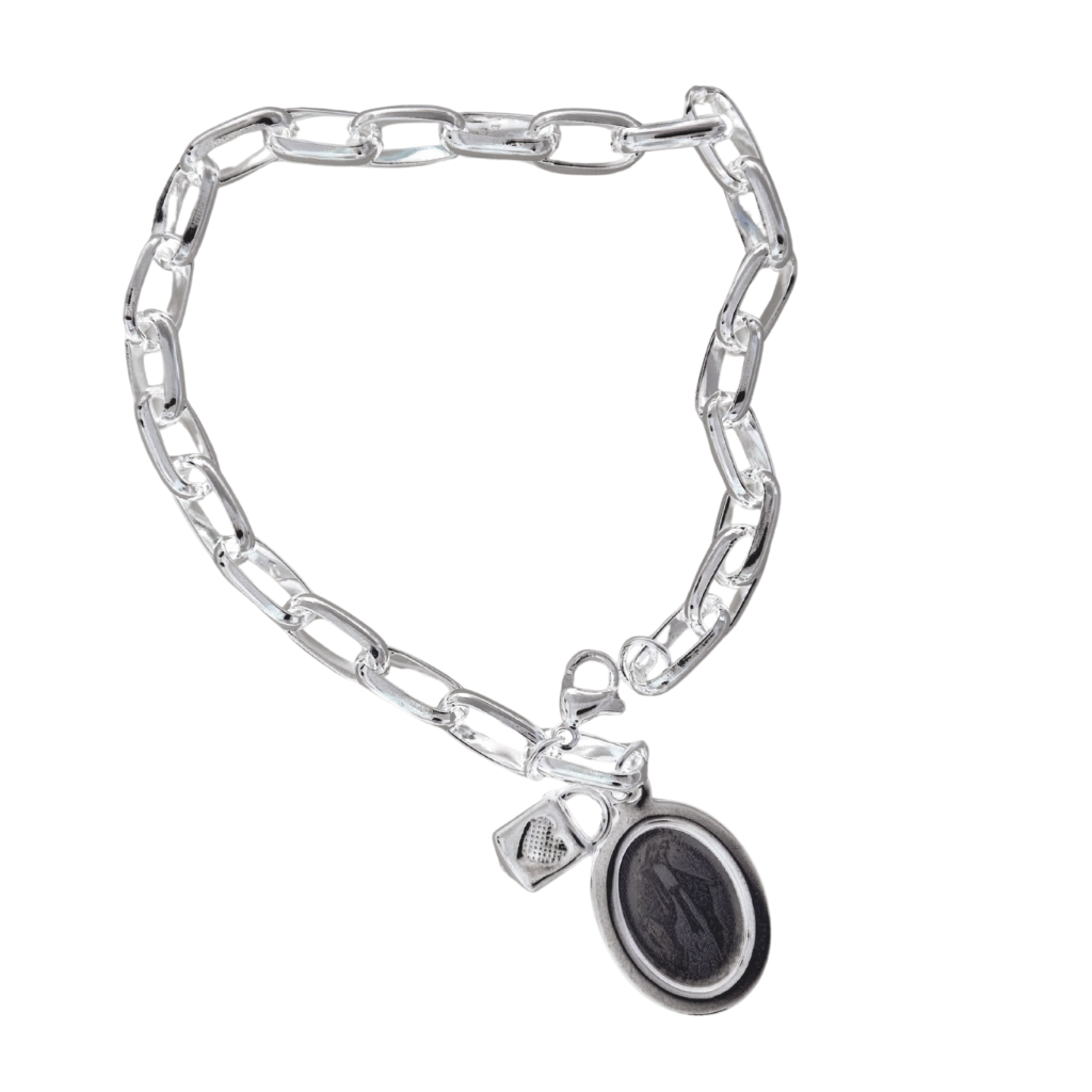 Bracelet Chain Consecration Stainless Steel Our Lady of Graces