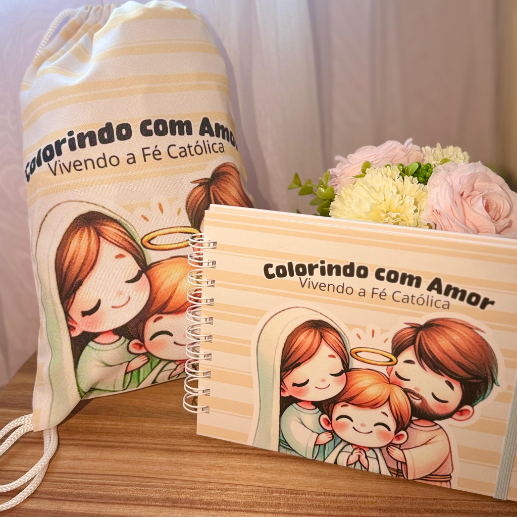 Colorindo a Fé com Amor – Kit Católico Infantil