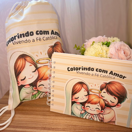 Colorindo a Fé com Amor – Kit Católico Infantil