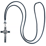 Resin Saint Benedict Cross Necklace