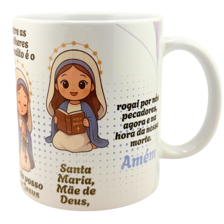 Caneca “Ave Maria” (versão cute)