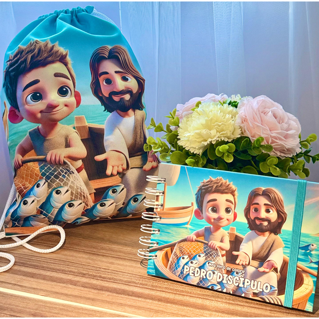 Colorindo a Fé com Amor – Kit Católico Infantil