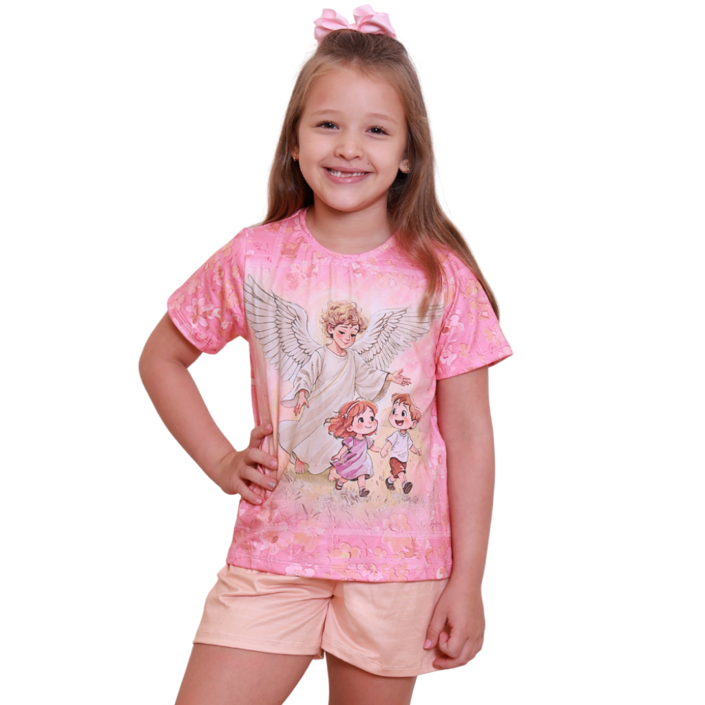 Pijama Infantil Anjo da Guarda