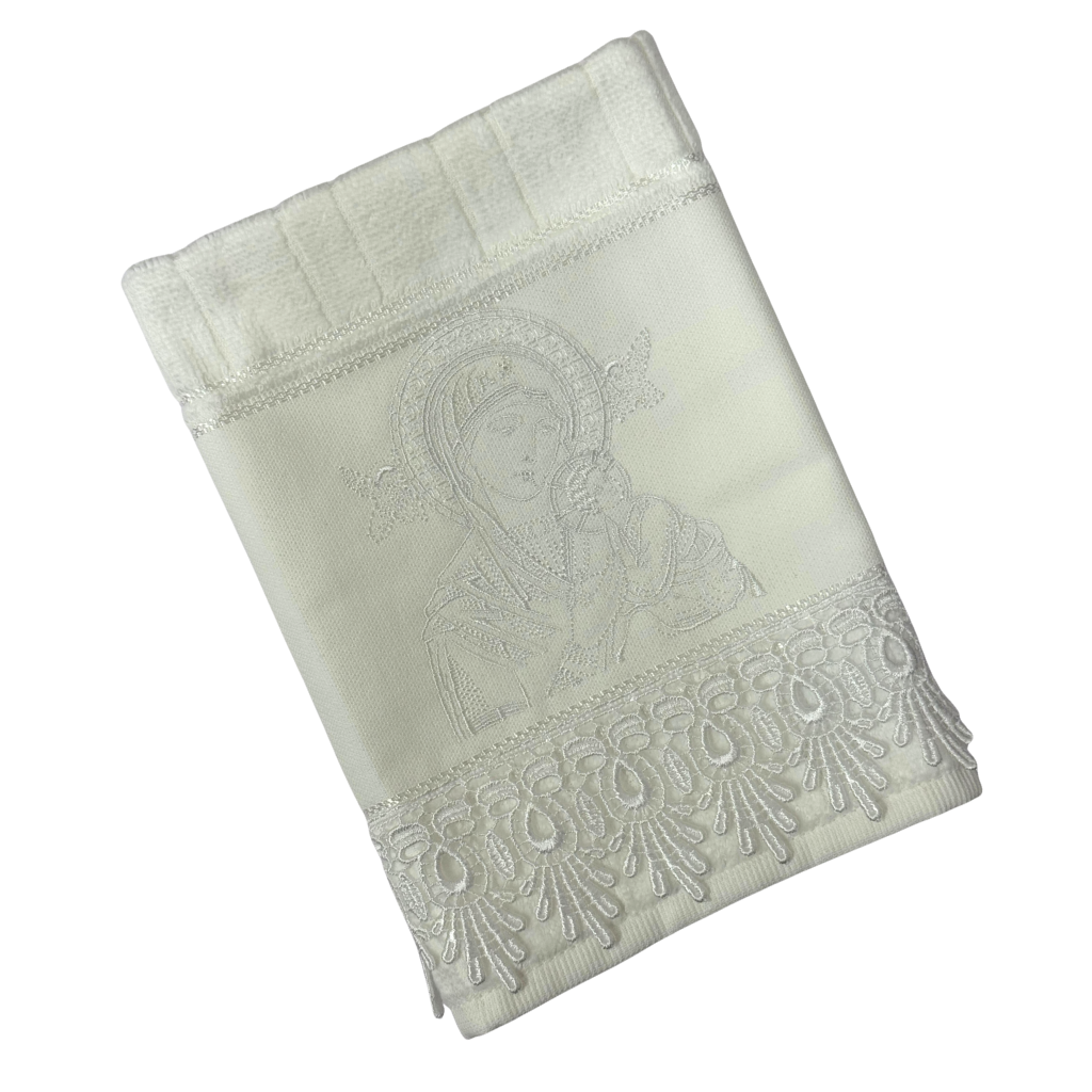 Embroidered Face Towel