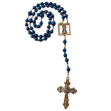 Terço Pérola com Entremeio Nossa Senhora Aparecida – Azul