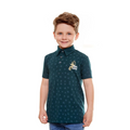 Camiseta Gola Polo infantil Deus cuida de mim