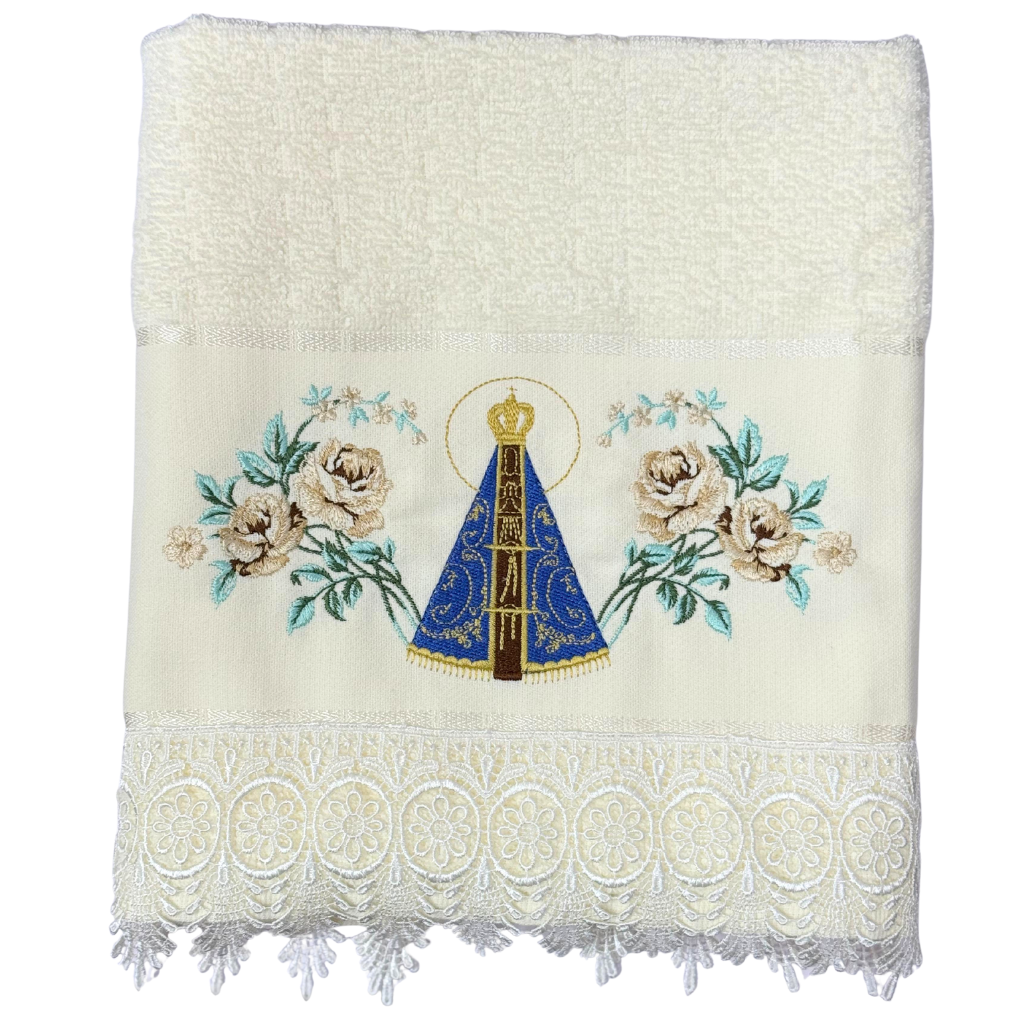 Embroidered Face Towel