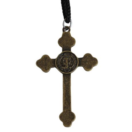 Cordão Crucifixo São Bento 3 mm
