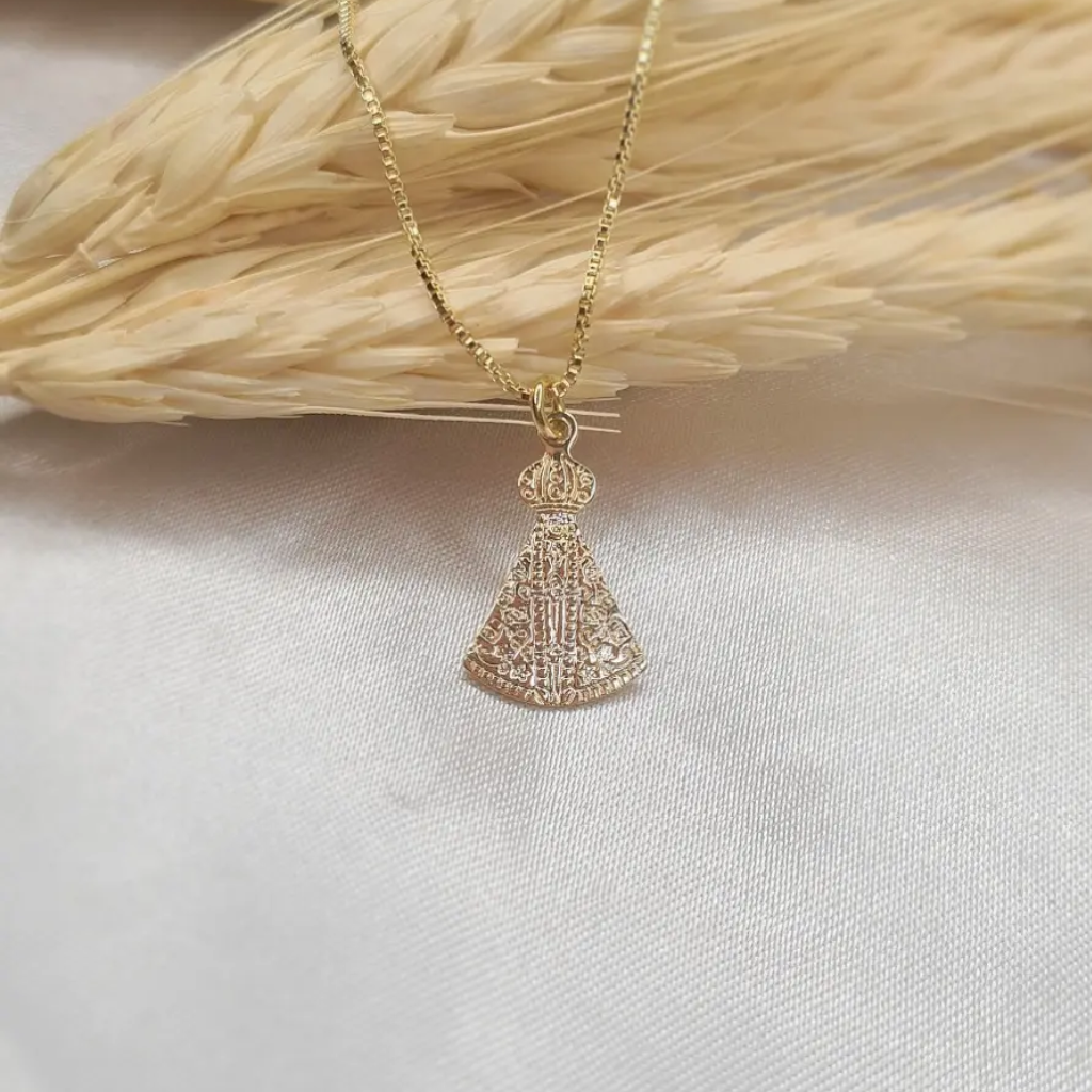 Semi-jewelry Necklace Our Lady of Aparecida
