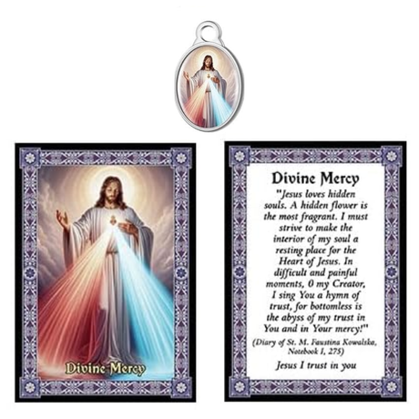 Holy Card with Medal