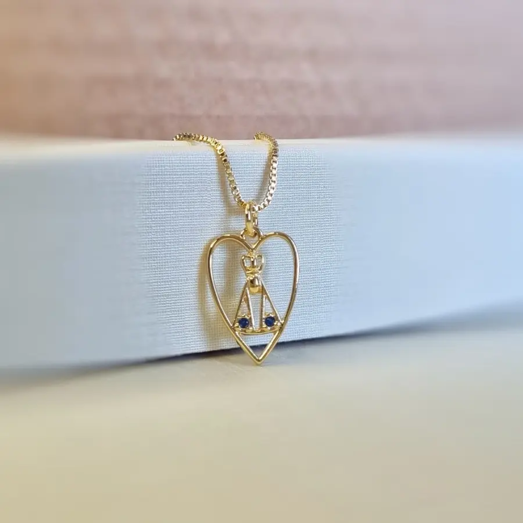 Semi-jewelry Necklace Our Lady of Aparecida