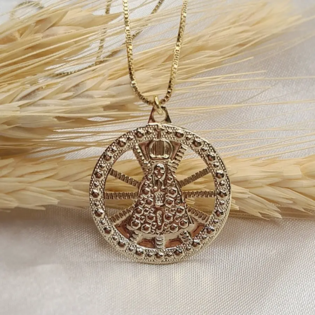 Semi-jewelry Necklace Our Lady of Aparecida