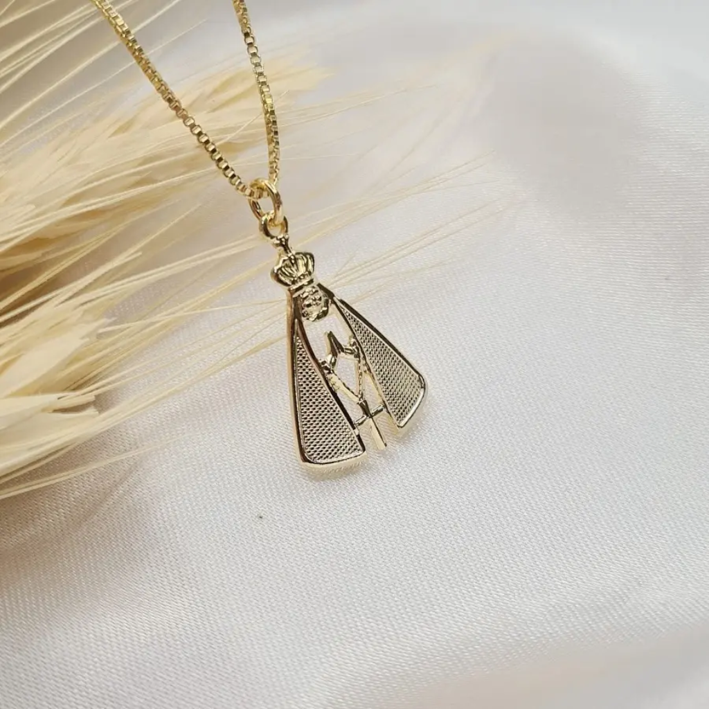 Semi-jewelry Necklace Our Lady of Aparecida
