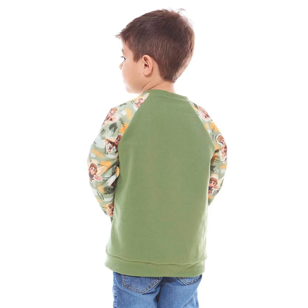 Moletom infantil masculino Miguelzinho