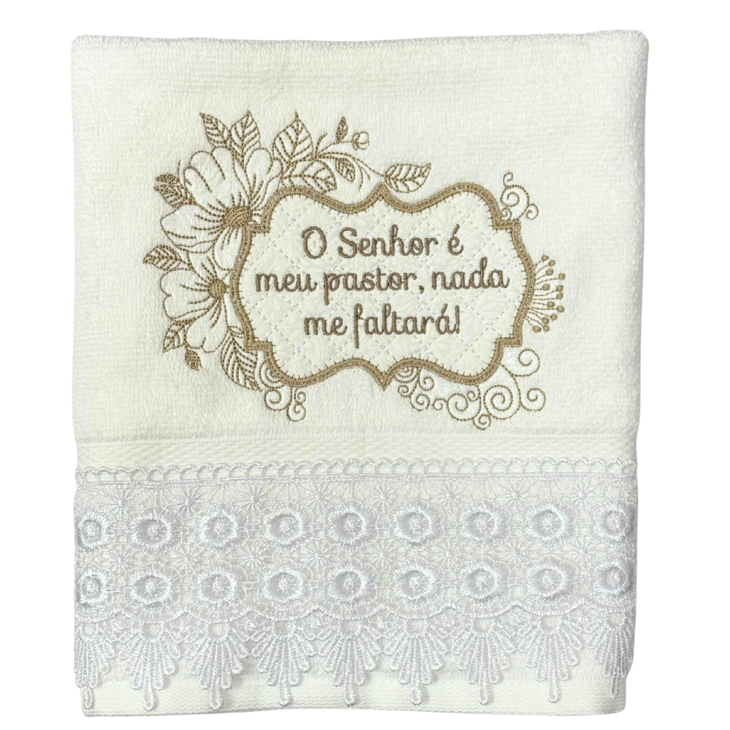 Embroidered Face Towel