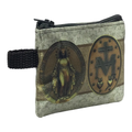 Small bag for rosary of Our Lady of Grace with Miraculous Medal