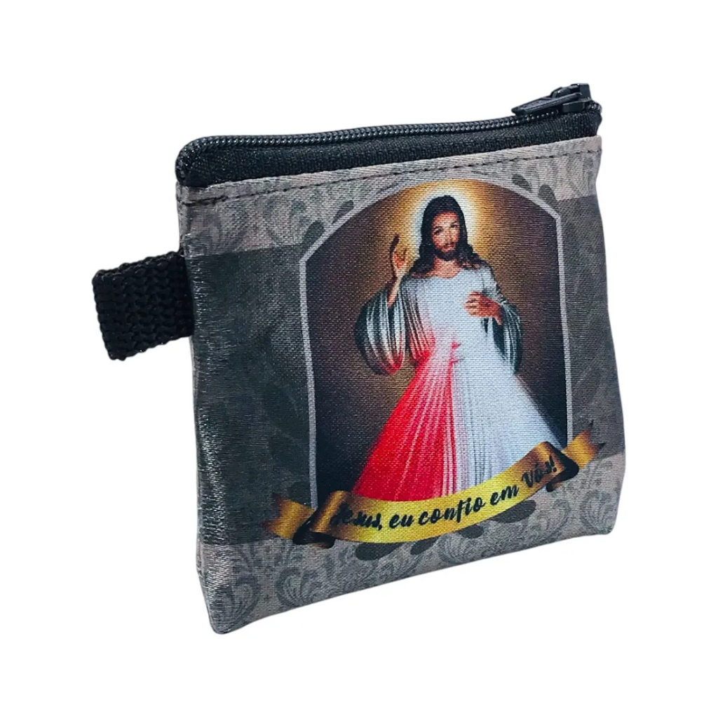 Bolsinha Porta Terço Jesus Misericordioso