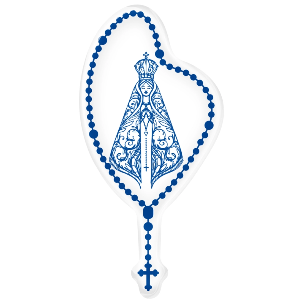 Adesivo Nossa Senhora Aparecida dourado
