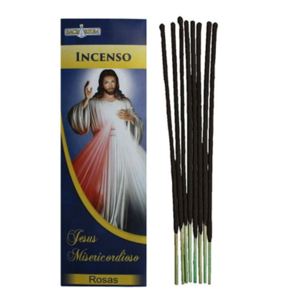 Incenso em Vareta Jesus Misericordioso com Aroma