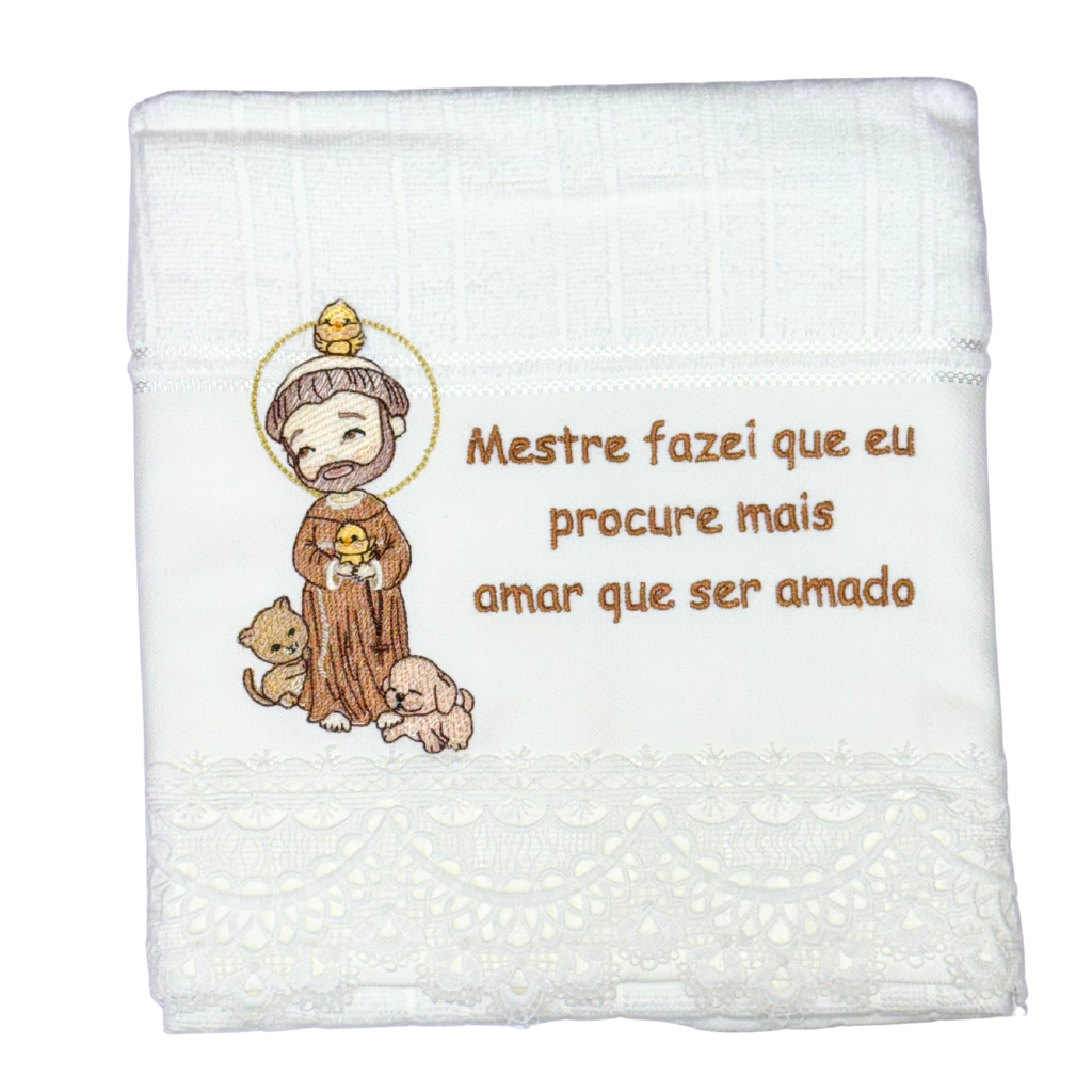 Embroidered Face Towel