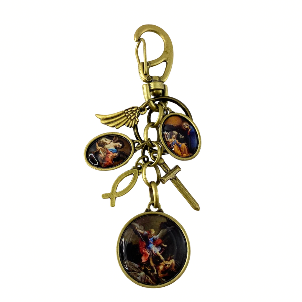 Chaveiro São Miguel Arcanjo – Escudo da Fé