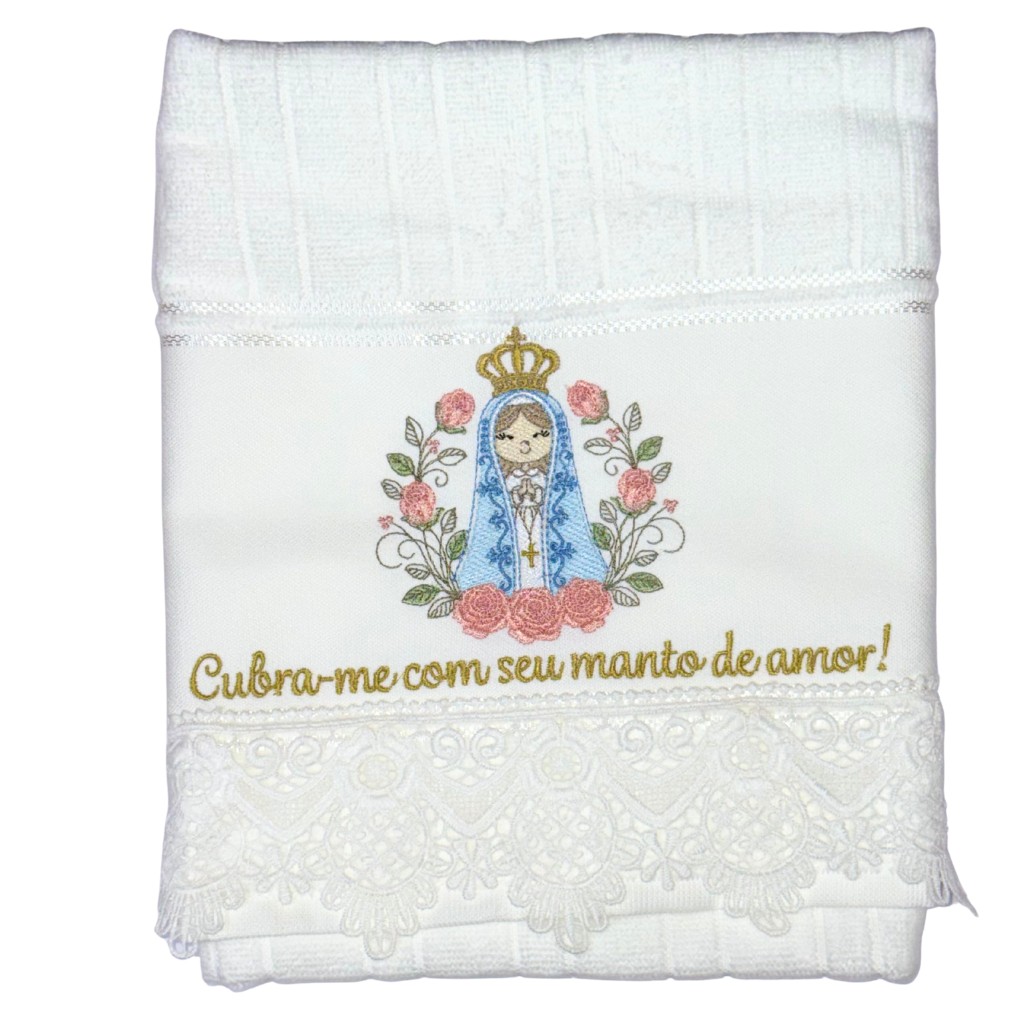 Embroidered Face Towel