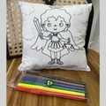 Coloring Pillow – Saint Michael the Archangel