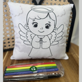 Coloring Pillow – Little Angel