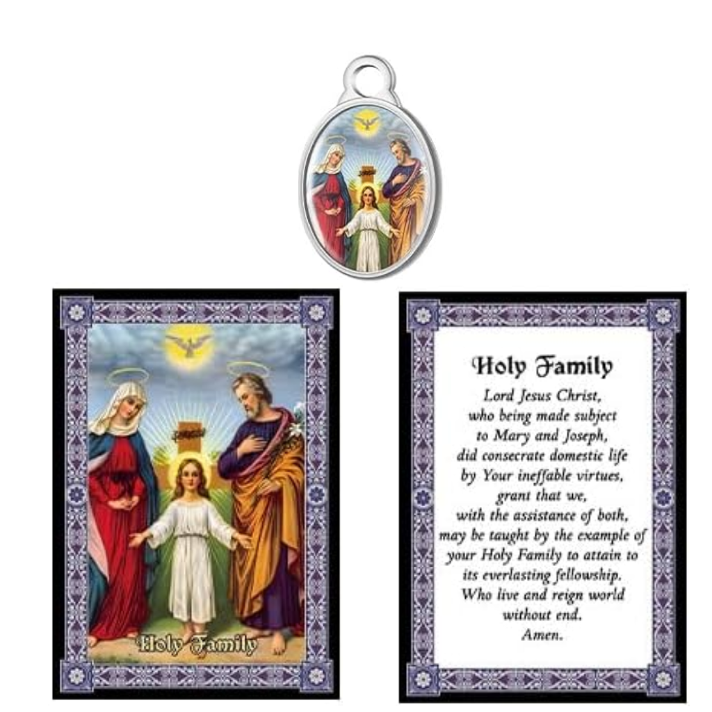 Holy Card with Medal