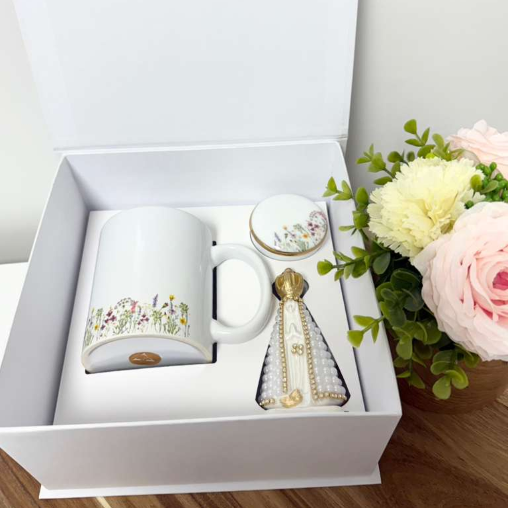 Box Nossa Senhora Aparecida – Fé, Delicadeza e Amor em Cada Detalhe