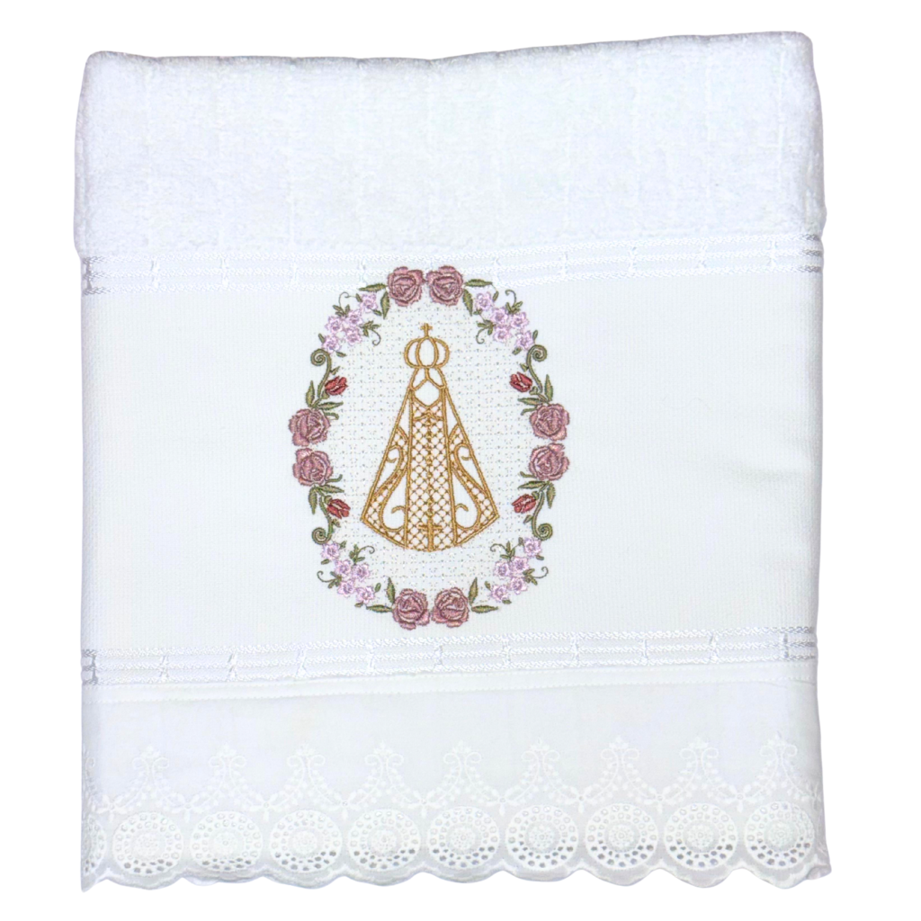 Embroidered Face Towel