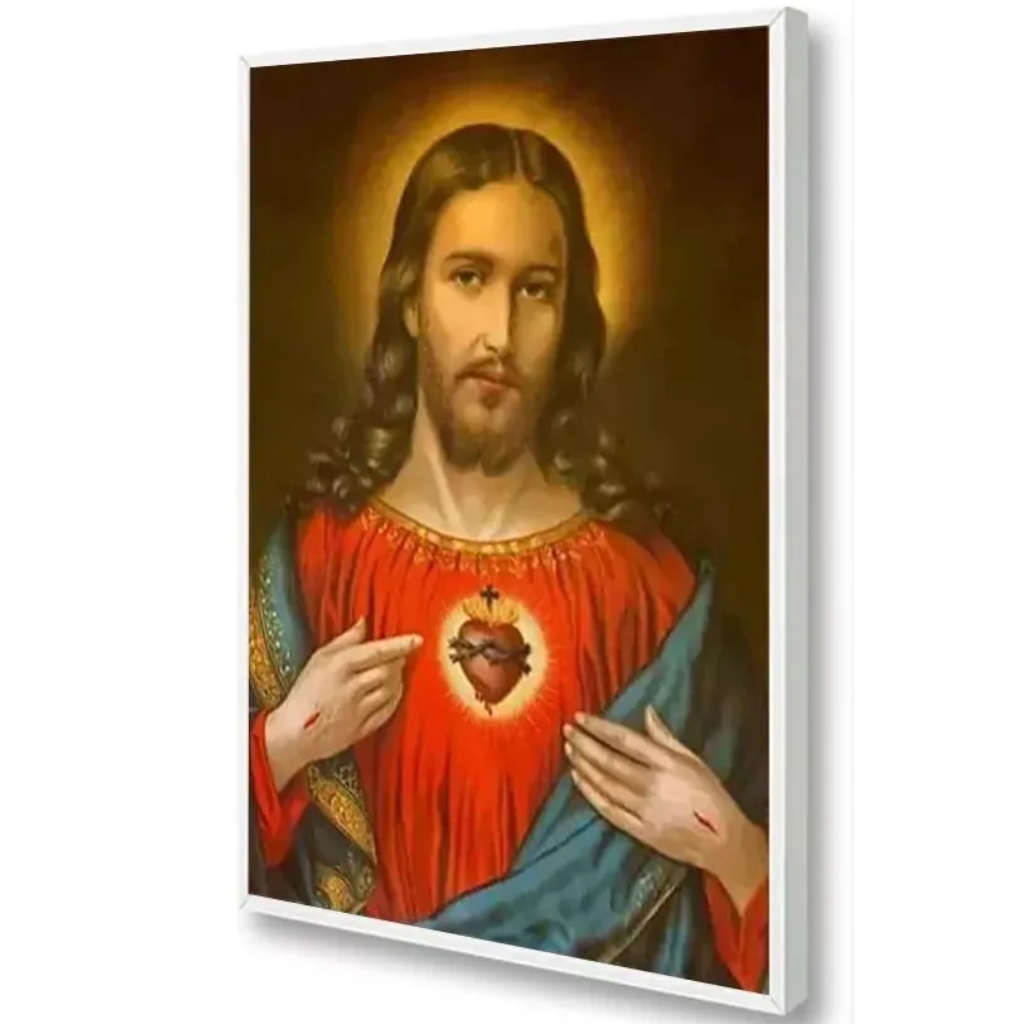 Decorative Sacred Heart of Jesus Picture Frame 33x43